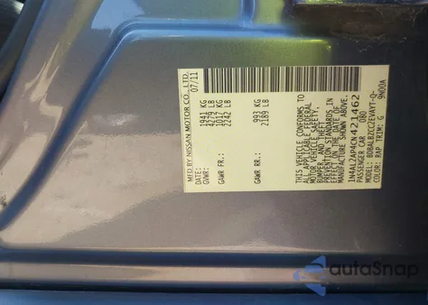 2012 Nissan Altima 2.5 S z USA, uszkodzony, nr VIN 1N4AL2AP4CN421462